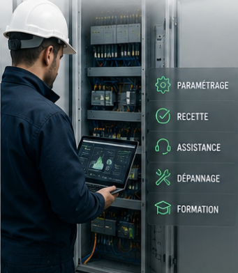 Intervention technique sur une installation communicante